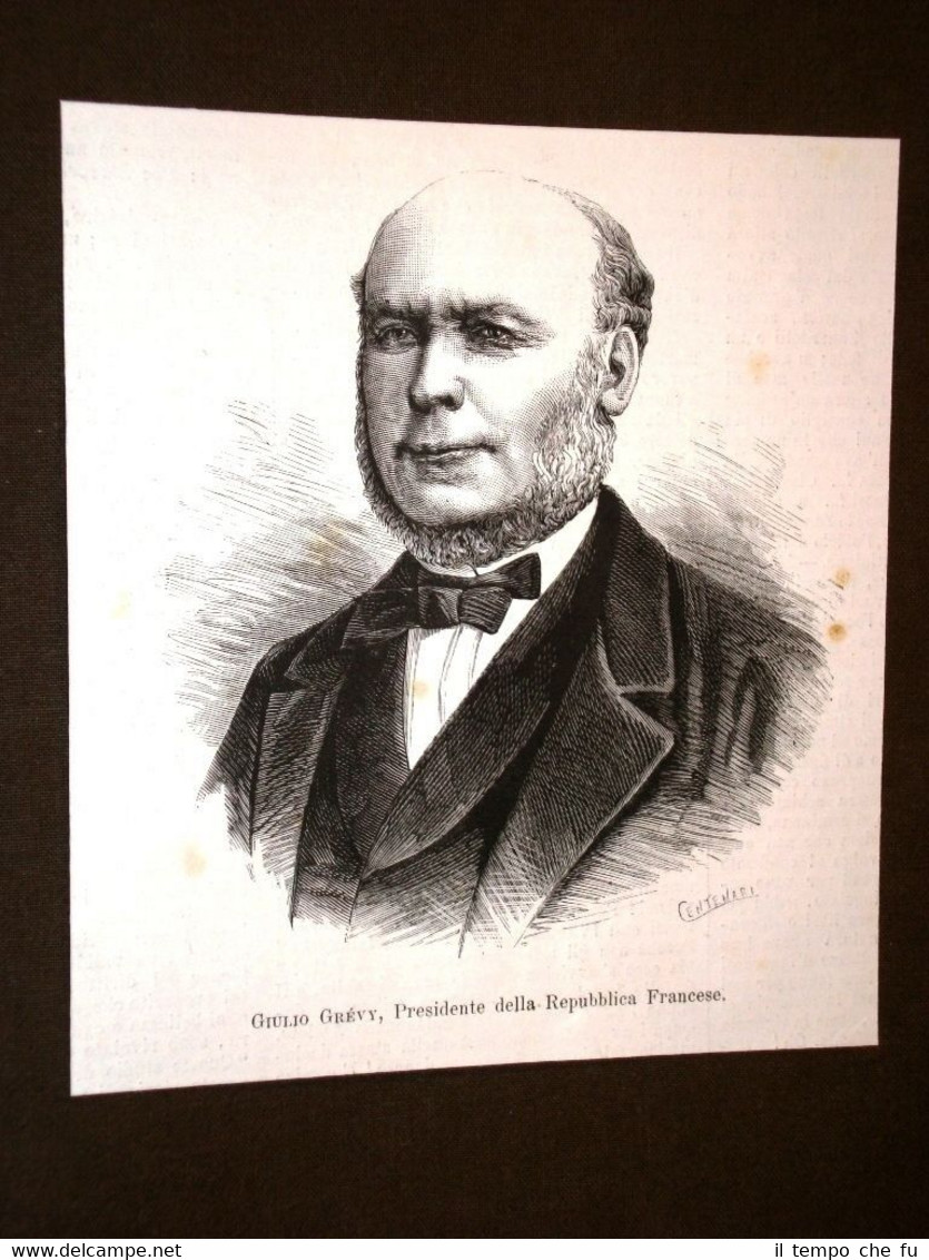 François Paul Jules Grévy di Mont-sous-Vaudrey nel 1879 Presidente di …