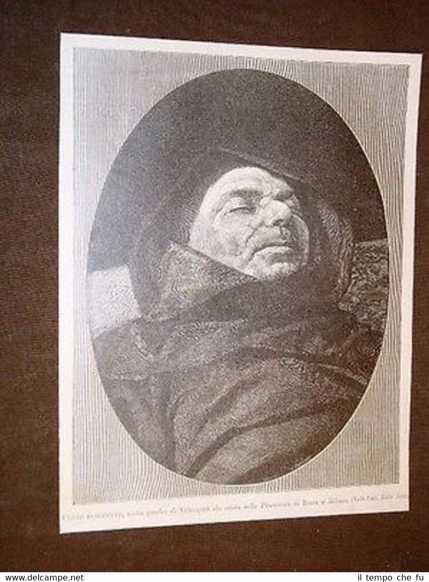 Frate dormiente o dormente Quadro di Velasquez