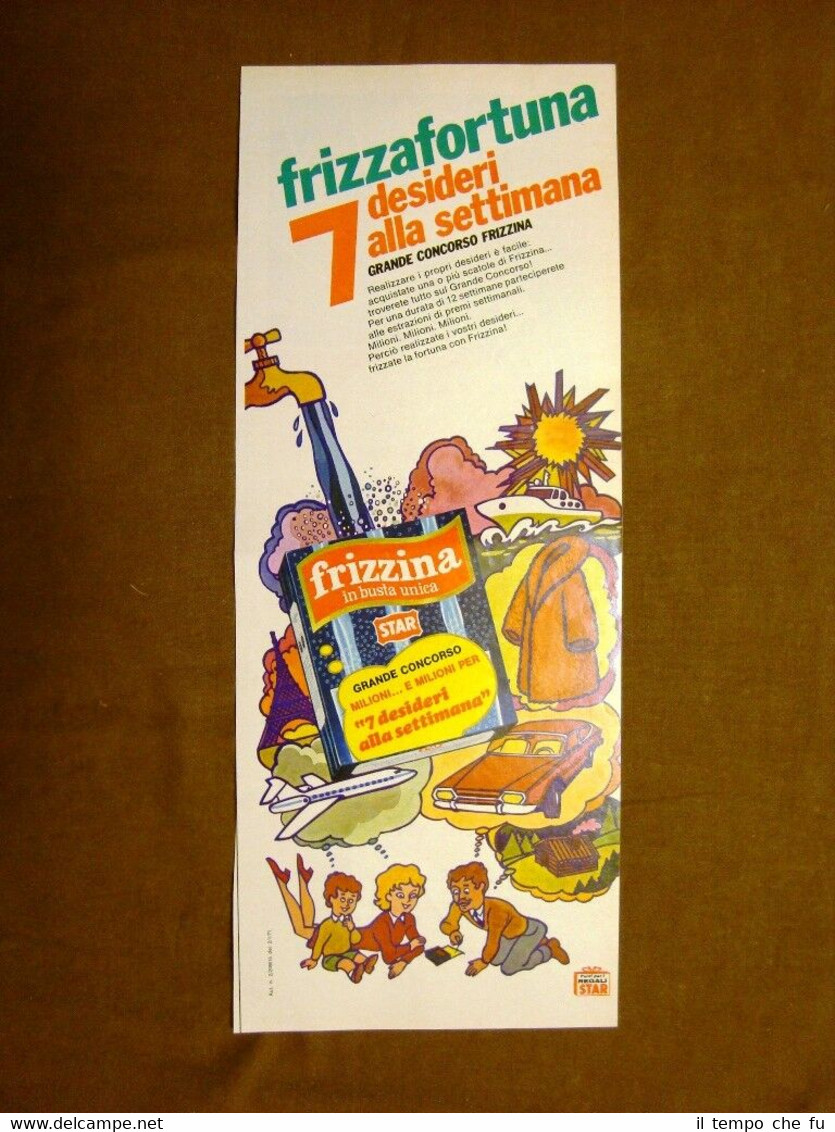 Frizzina Star e Shampoo Neopon Pubblicità vintage anni '70