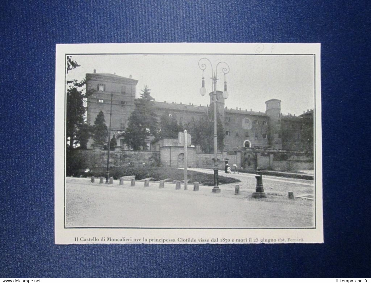 Fronte-retro: Il Castello di Moncalieri dei Savoia + Il Ministro …