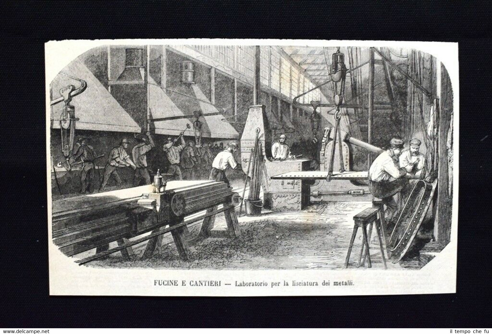 Fucine e cantieri - Laboratorio per la lisciatura dei metalli …