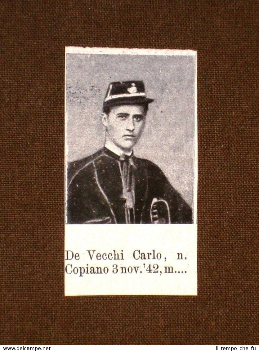 Garibaldino 1000 Garibaldi De Vecchi Carlo di Copiano e Cristiani …