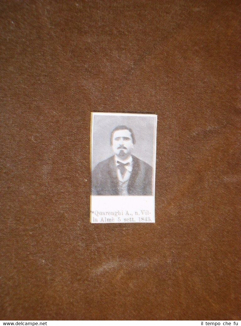 Garibaldino Uno dei Mille di Giuseppe Garibaldi Quarenghi A. di …