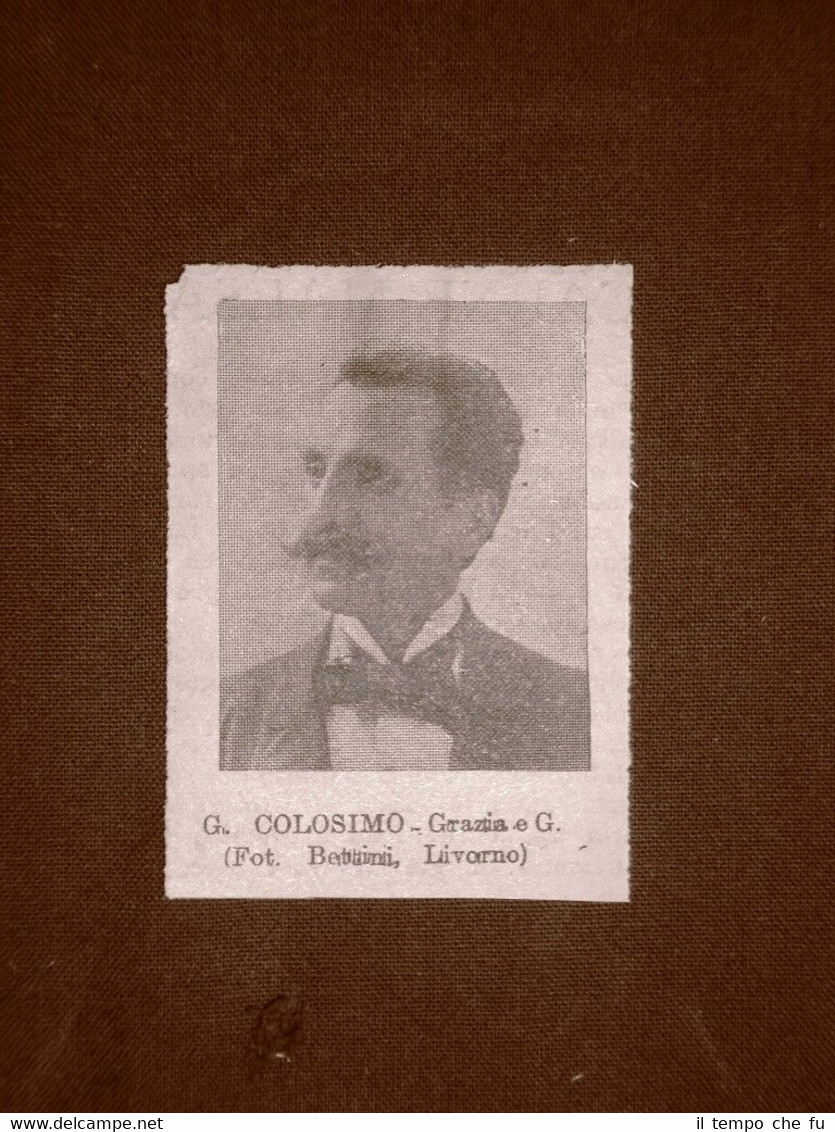 Gaspare Colosimo nel 1906 Ministro della giustizia Colosimi, 1859 – …