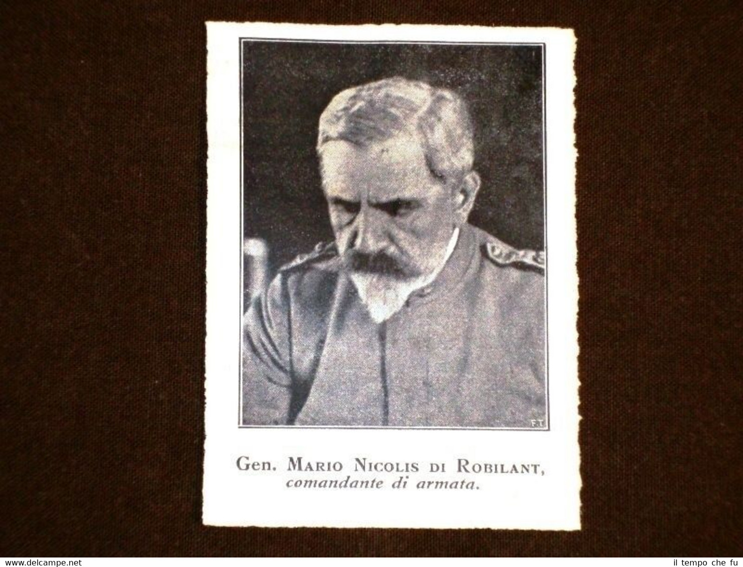 Generale della Marina Mario Nicolis di Robilant Comandante d'Armata