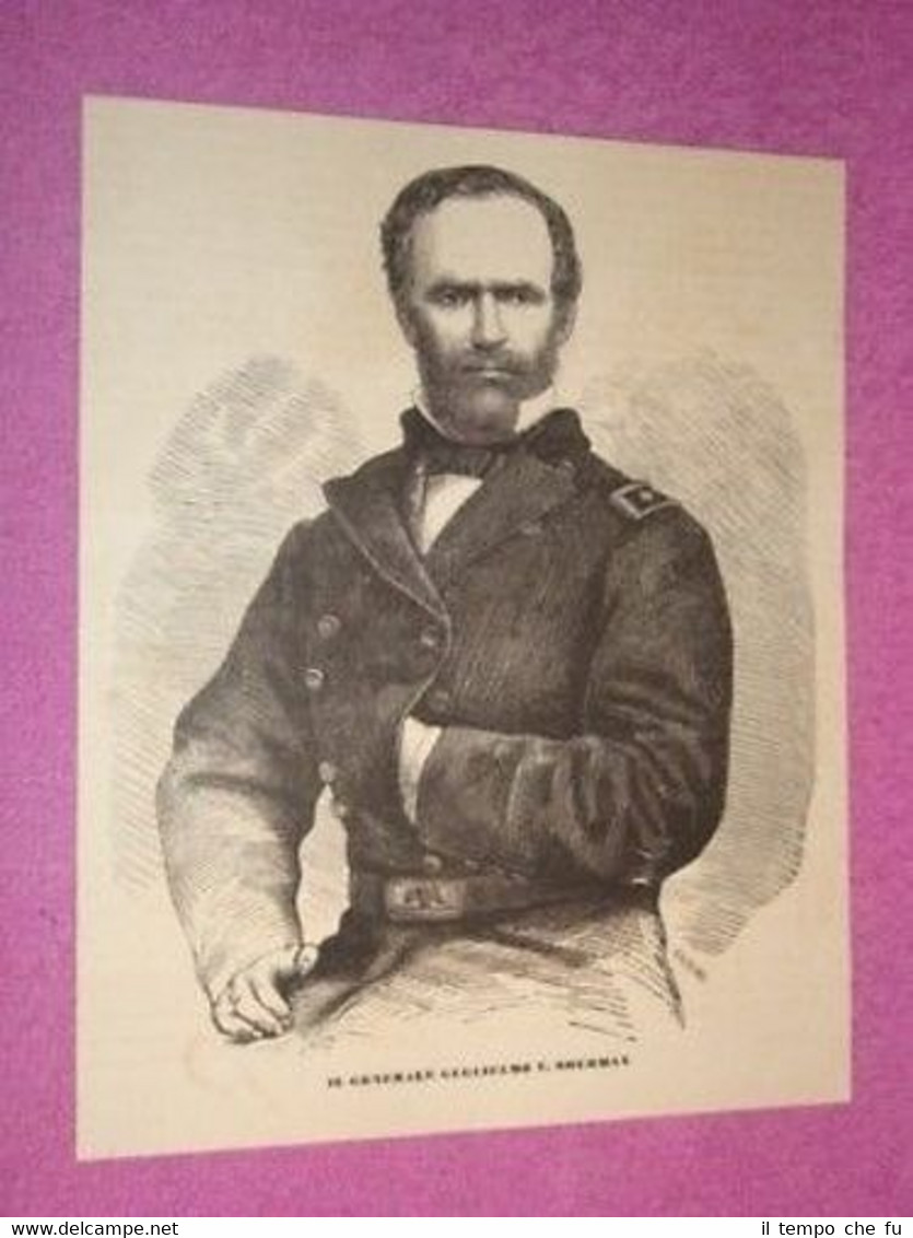 Generale William Tecumseh Sherman Lancaster Secessione