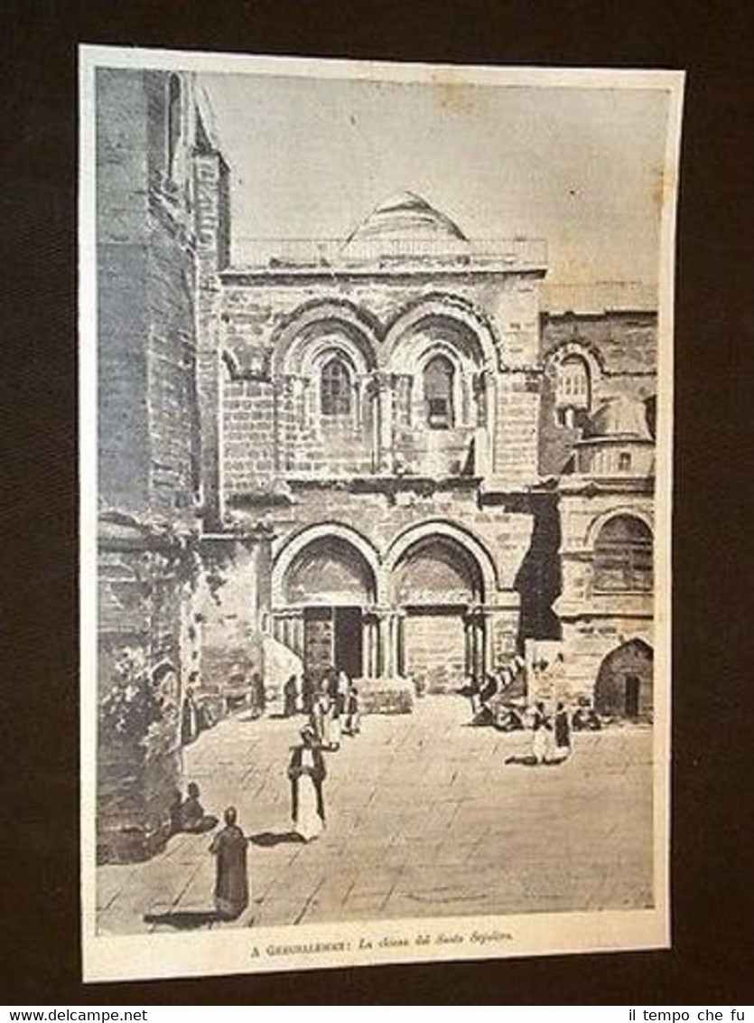 Gerusalemme La Chiesa del Santo Sepolcro