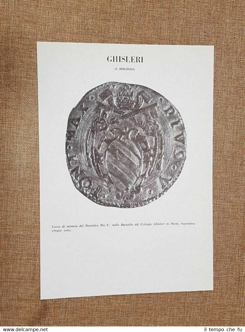 Ghisleri di Bologna (1a) Stemma Famiglia Nobile Nobiltà Araldica