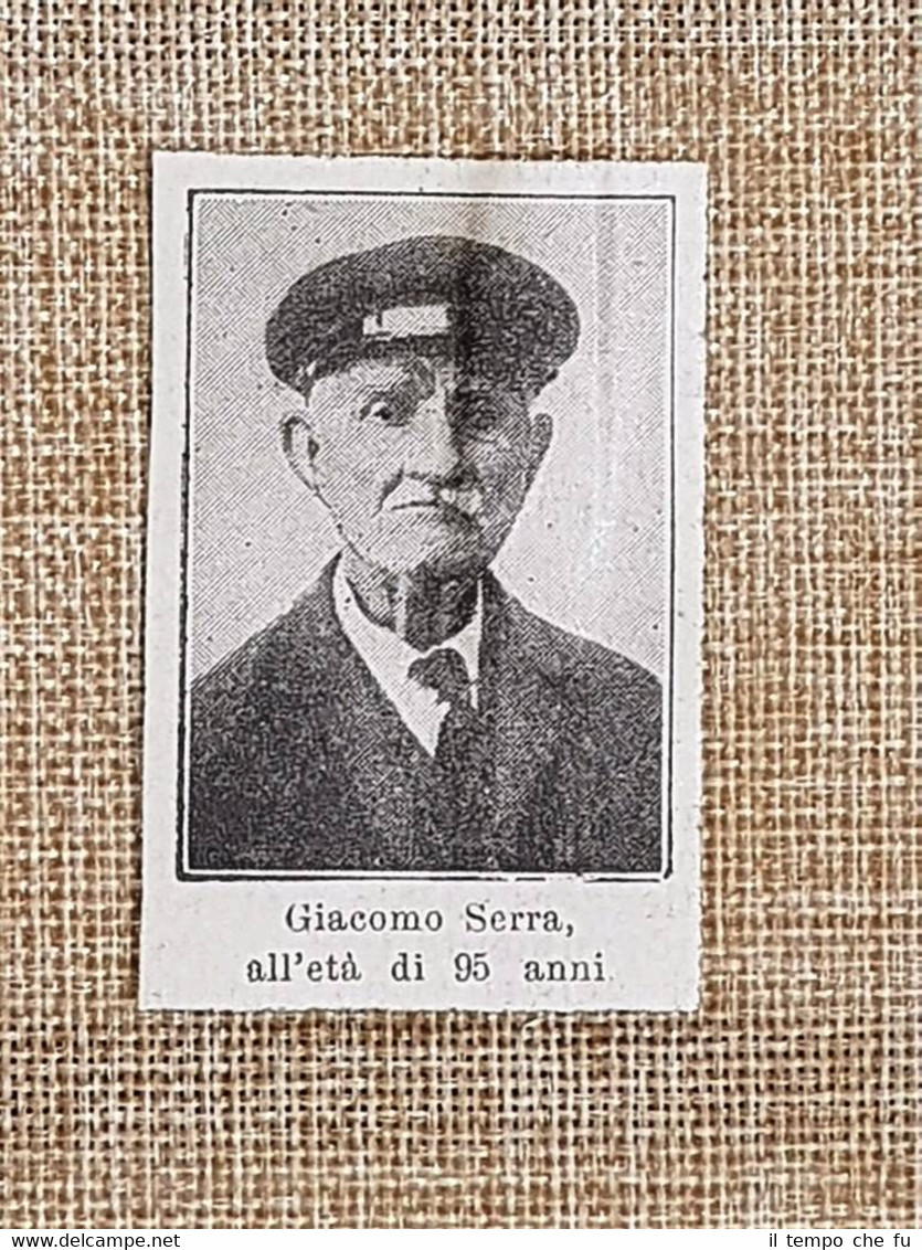 Giacomo Serra nel 1924 Età 95 anni Maestro di nuoto …