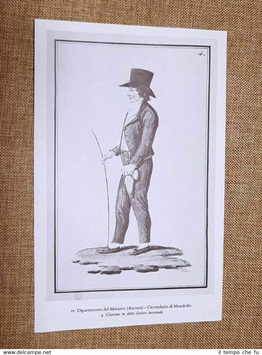 Giovane in abito festivo e estivo Mondolfo Metauro Ancona Regno …