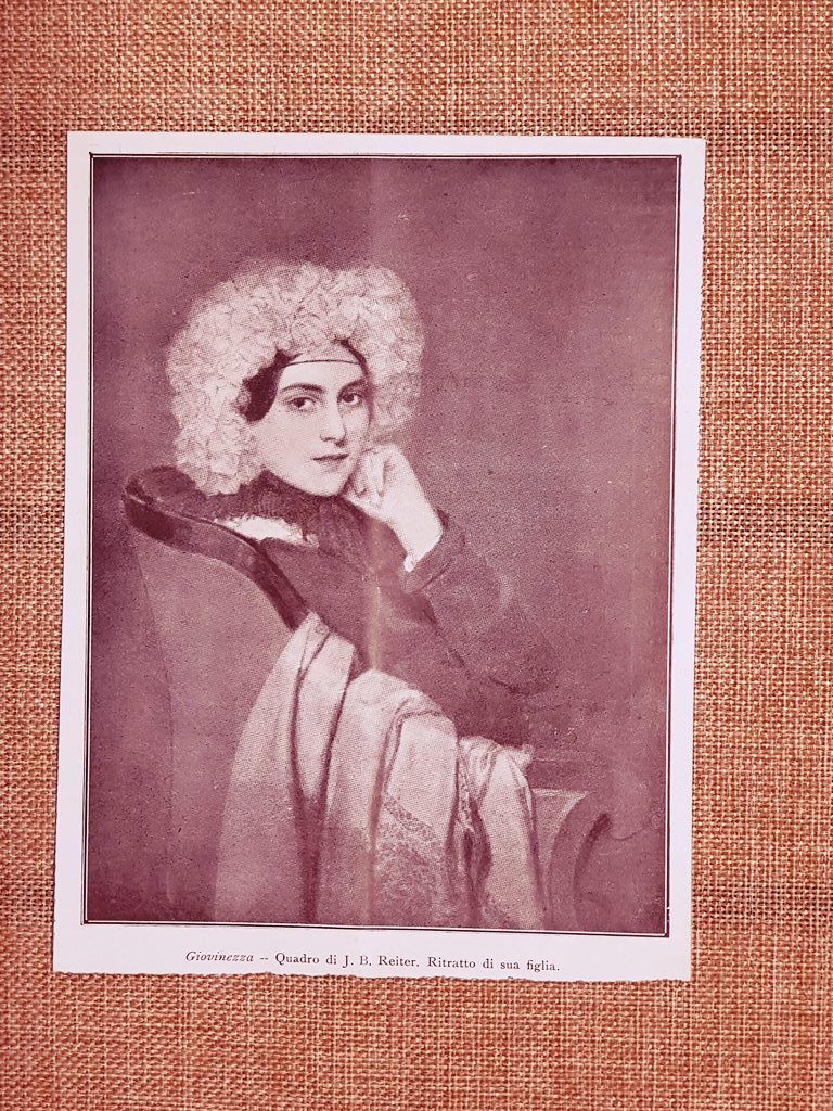 Giovinezza Quadro di J.B. Reiter Ritratto della figlia Stampa del …