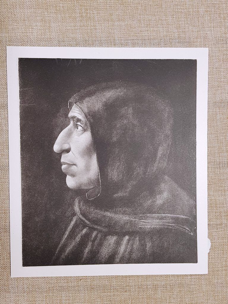 Girolamo Savonarola Frate Domenicano Riformatore Firenze Roghi Incisione 1888