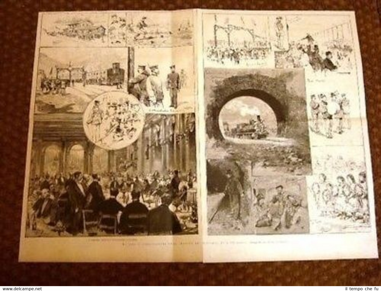 Gita di Inaugurazione della Ferrovia del Gottardo Treno