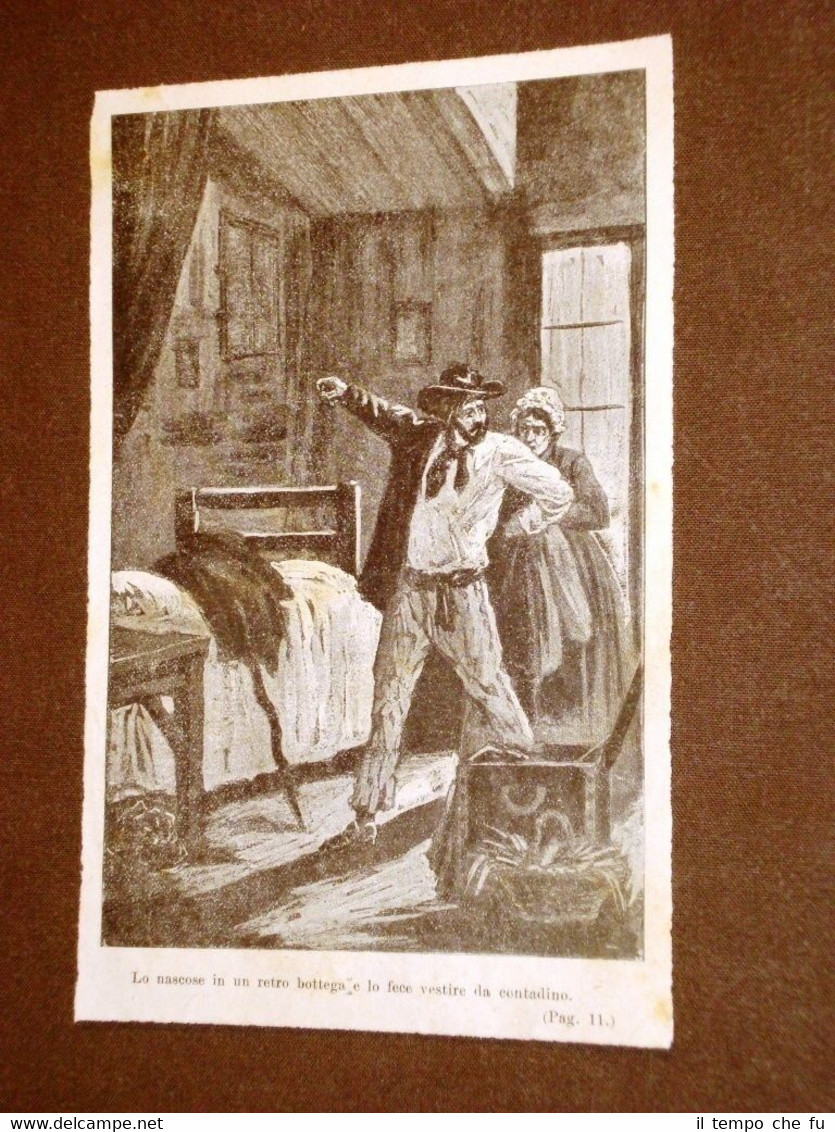 Giuseppe Garibaldi a Genova il 5 febbraio 1834 Vestito da …