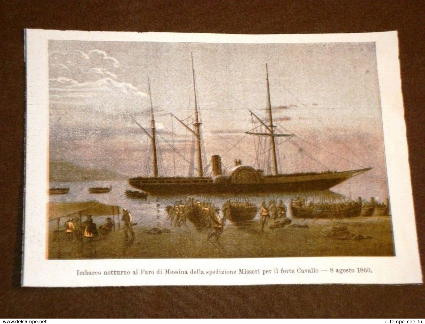 Giuseppe Garibaldi e Spedizione dei 1.000 Faro di Messina Missori …