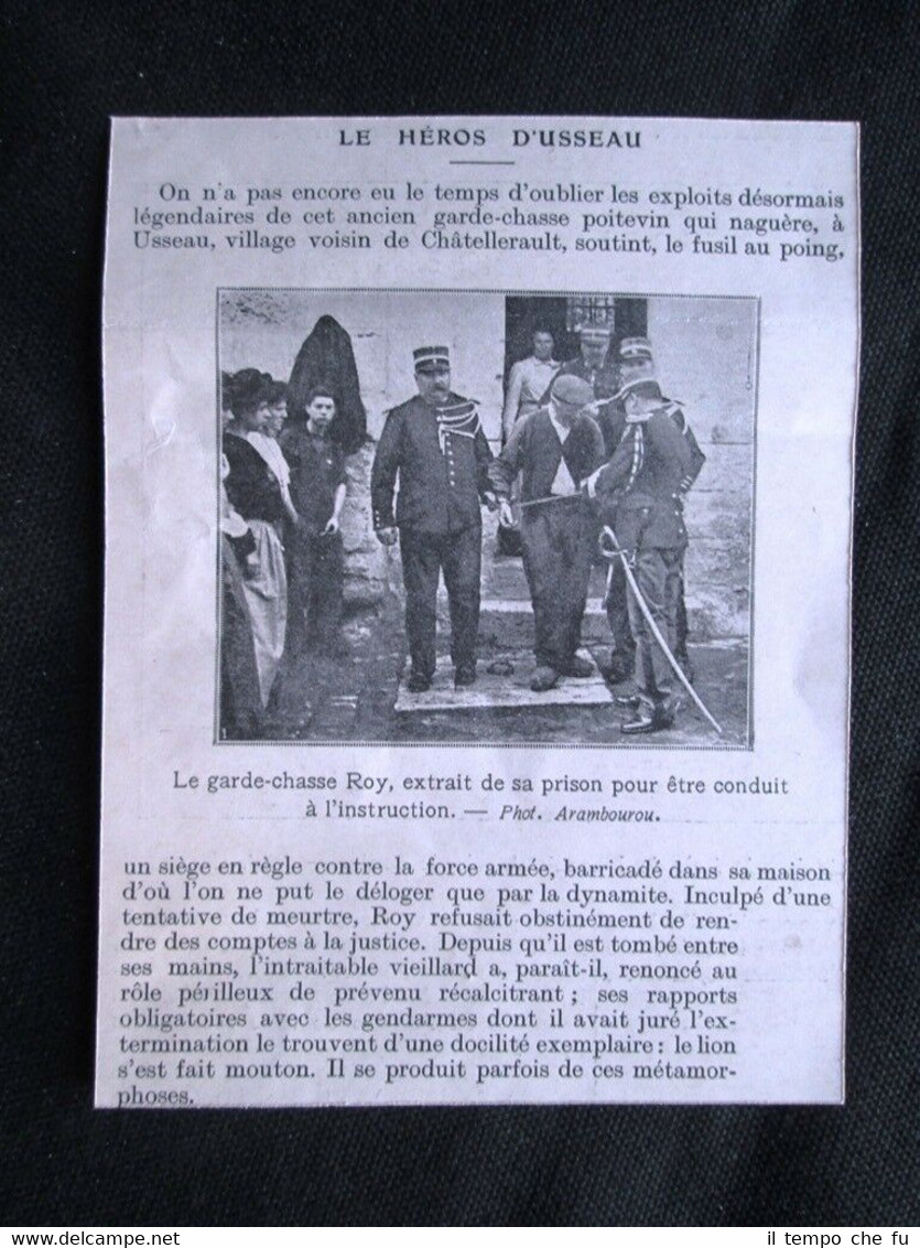 Gli eroi di Usseau (Francia) - Il guardia caccia Roy …