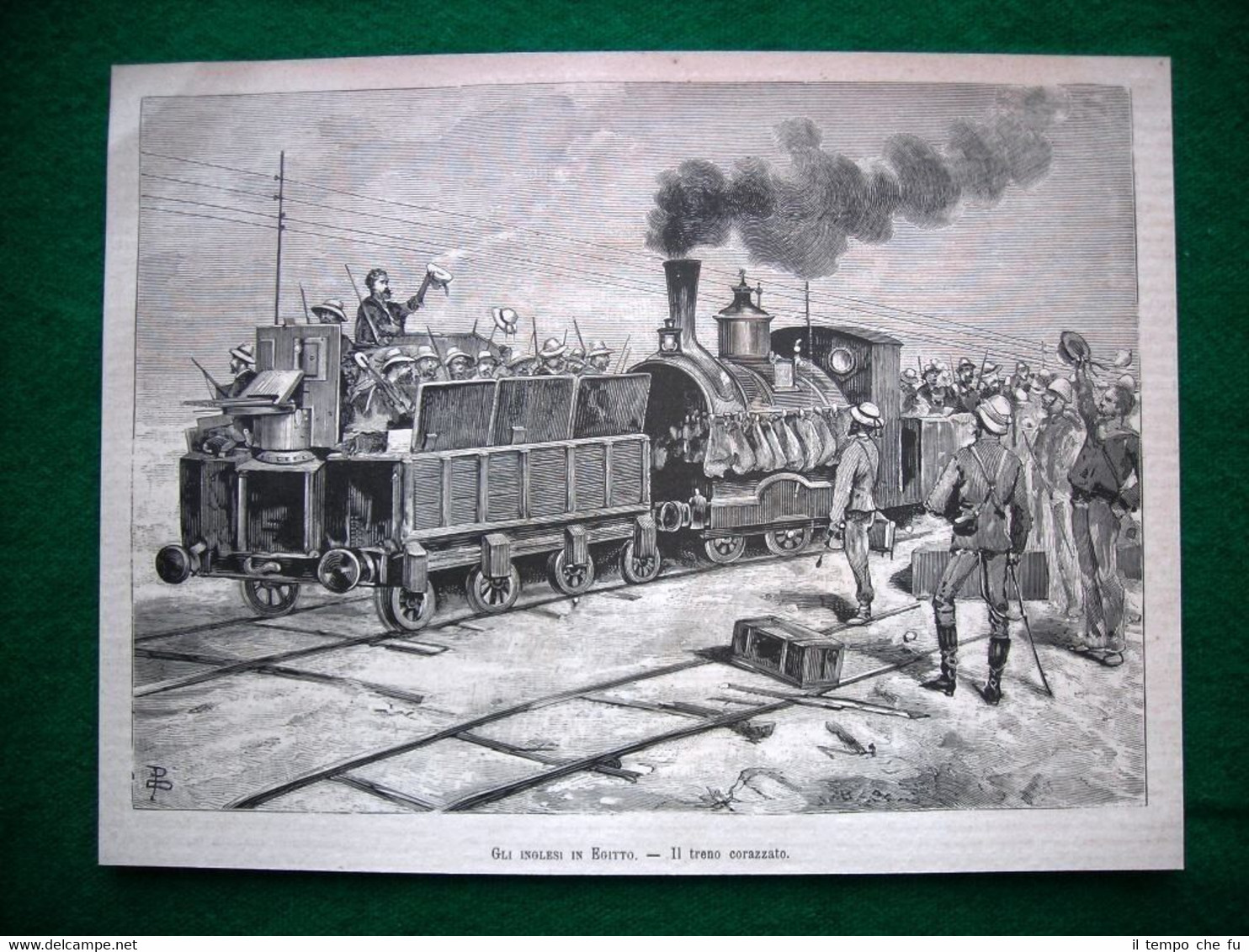 Gli inglesi in Egitto nel 1882 - Il treno corazzato