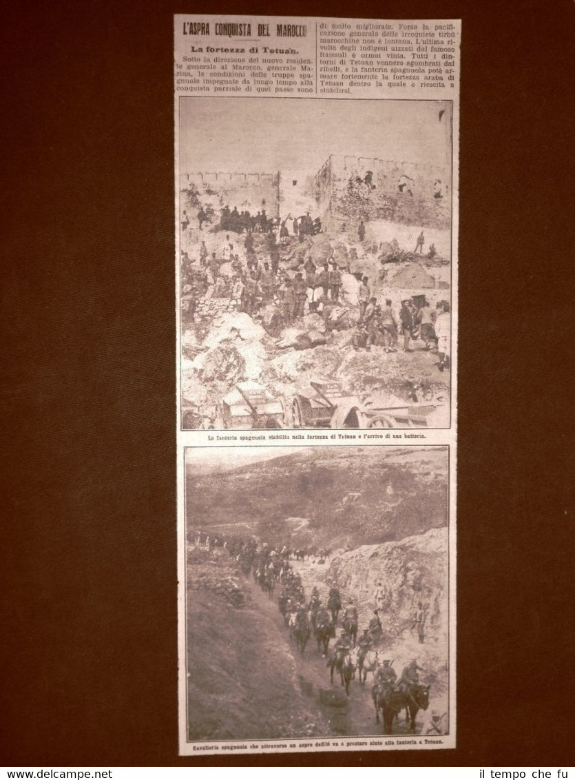 Gli Spagnoli nella conquista del Marocco nel 1913 La Fortezza …