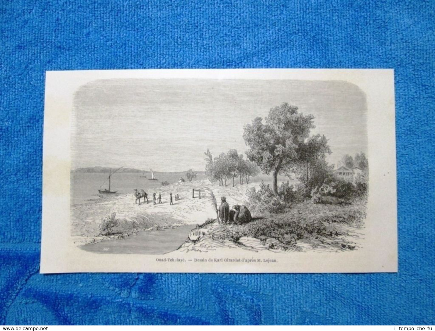 Gravure Année 1862 - Ouad-Tchelayé