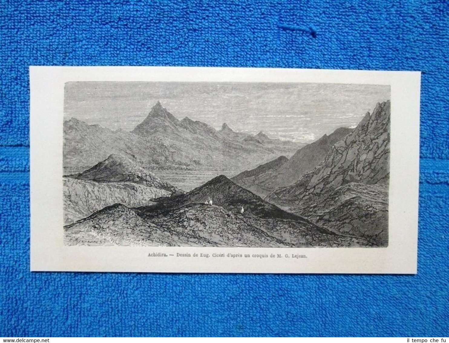 Gravure Année 1865 - Achidira