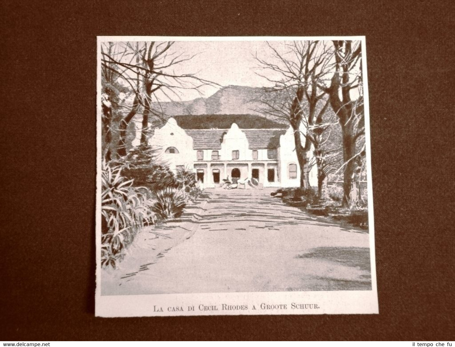 Groote Schuur nel 1899 Casa di Cecil Rhodes Città del …