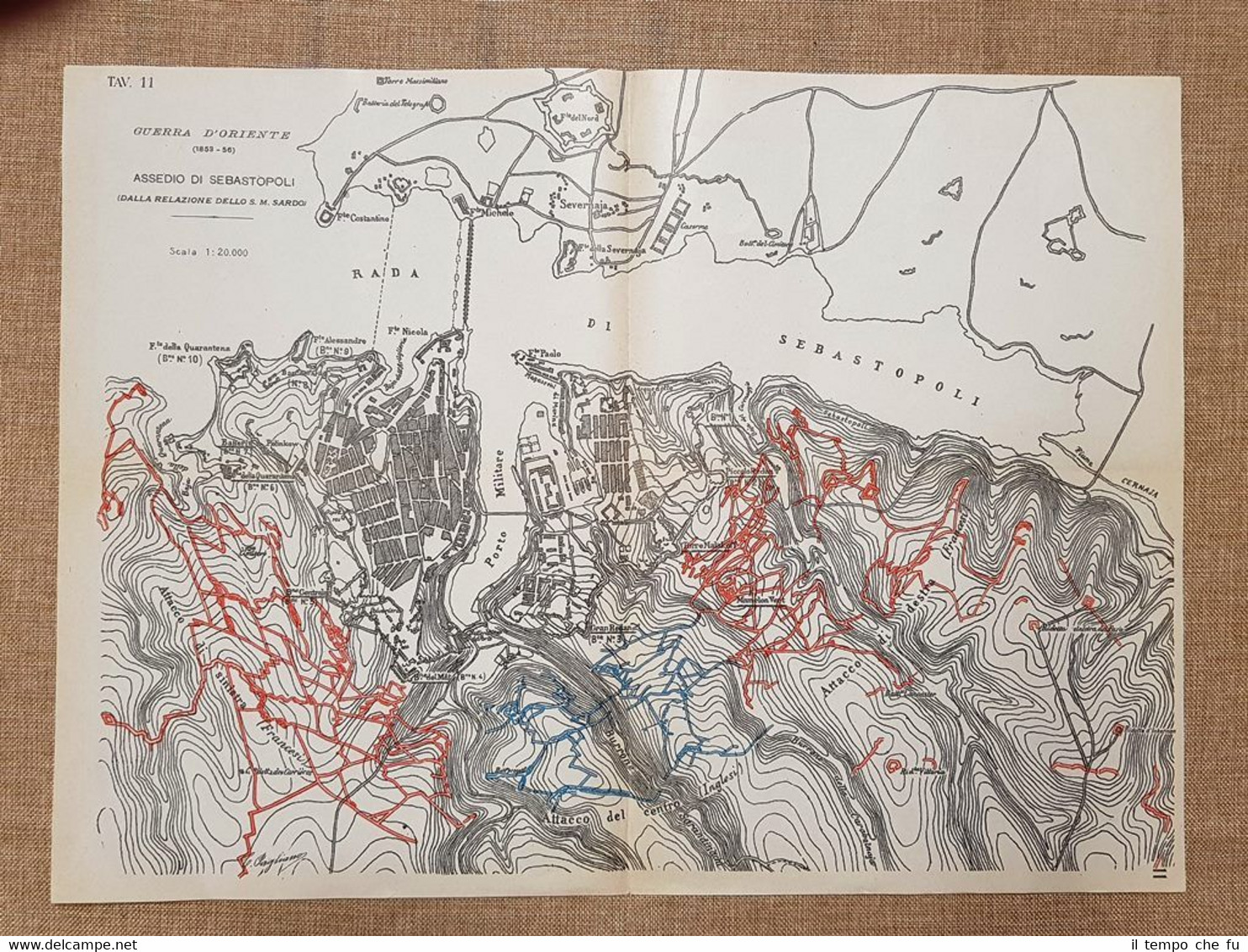 Guerra d'Oriente del 1853-56 Assedio di Sebastopoli (3) Tavola Stampa …