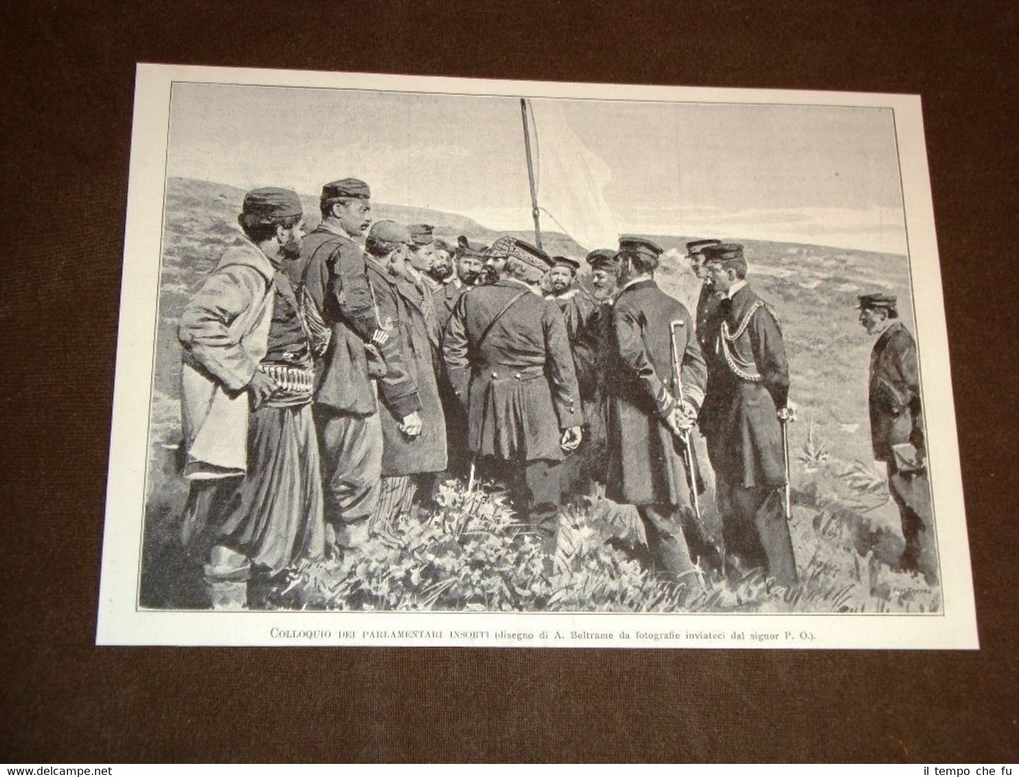 Guerra Grecia vs Turchia nel 1897 Candia Isola Creta Colloquio …