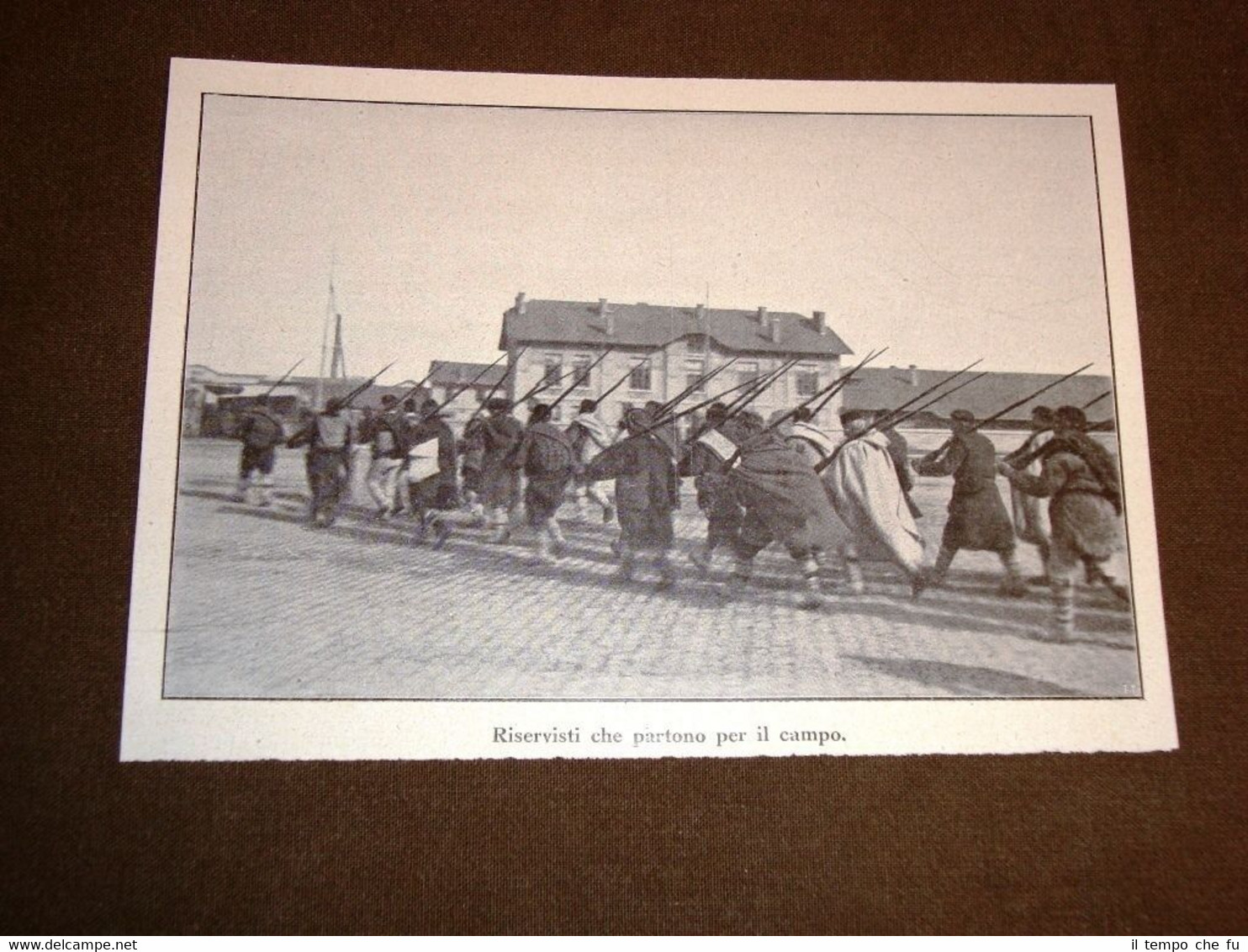 Guerra in Albania nel 1913 Riservisti in partenza