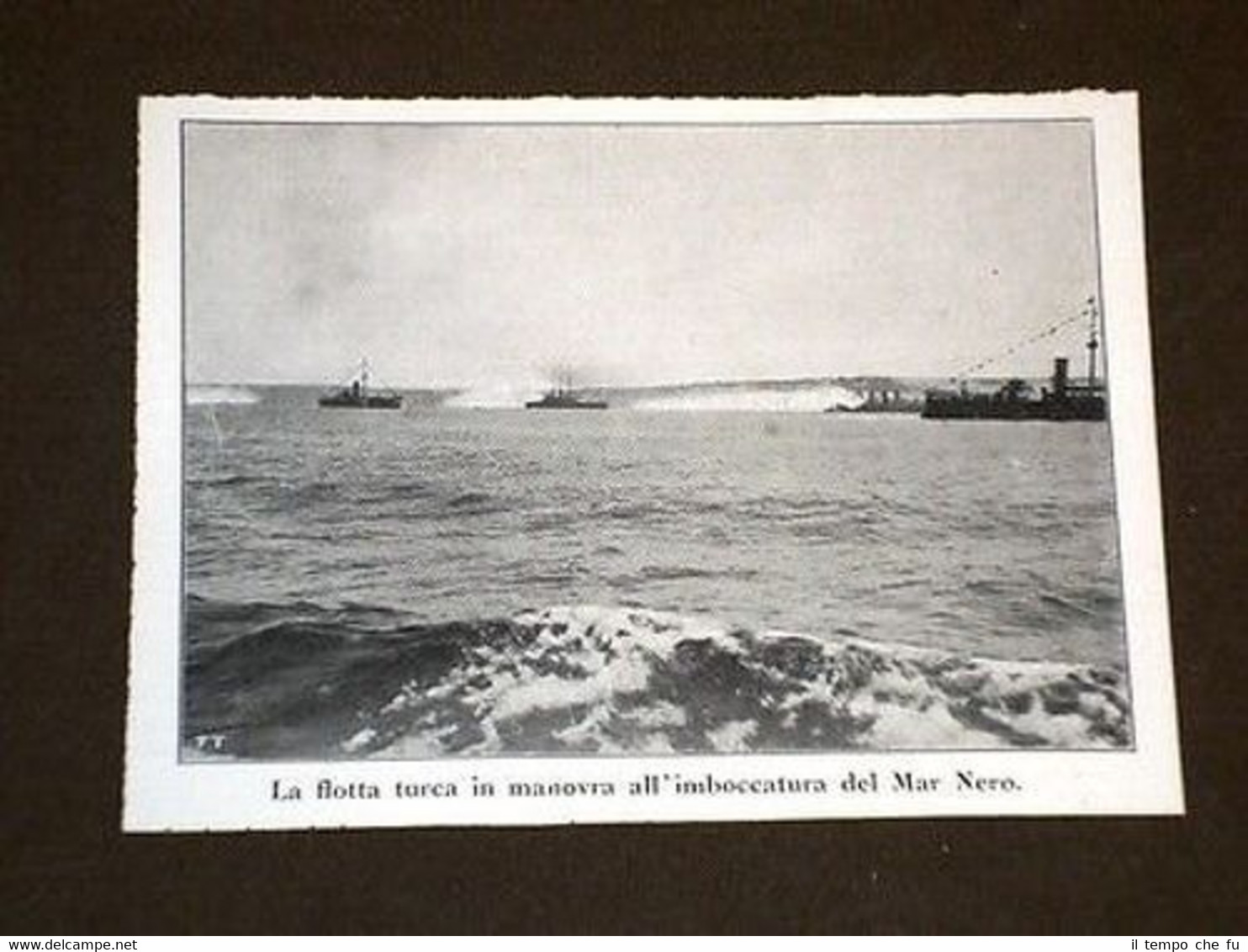 Guerra in Europa Anno 1914 Flotta di Turchia Imboccatura del …