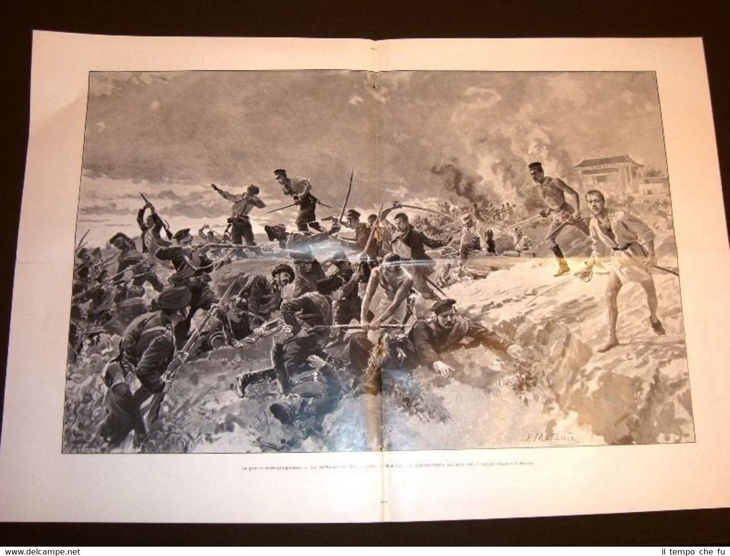 Guerra Russia Giappone 1904 Battaglia Mo Tien Ling + Arquà …