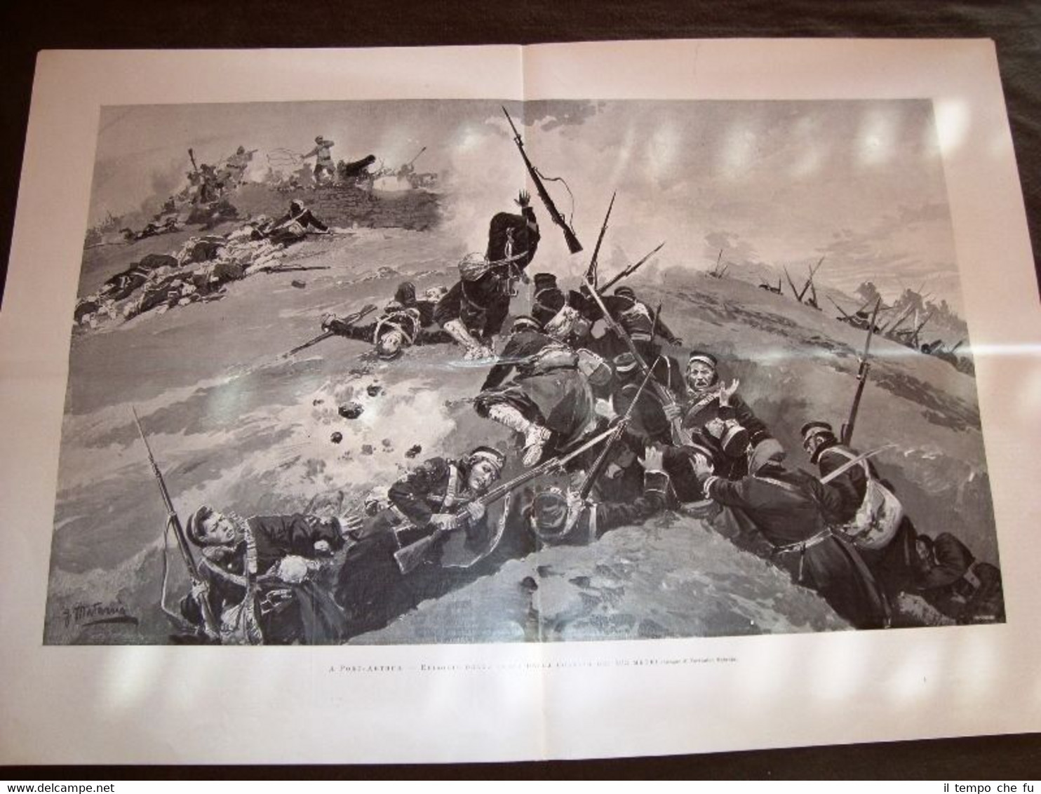 Guerra Russia Giappone Port Arthur Presa Collina dei 203 metri …