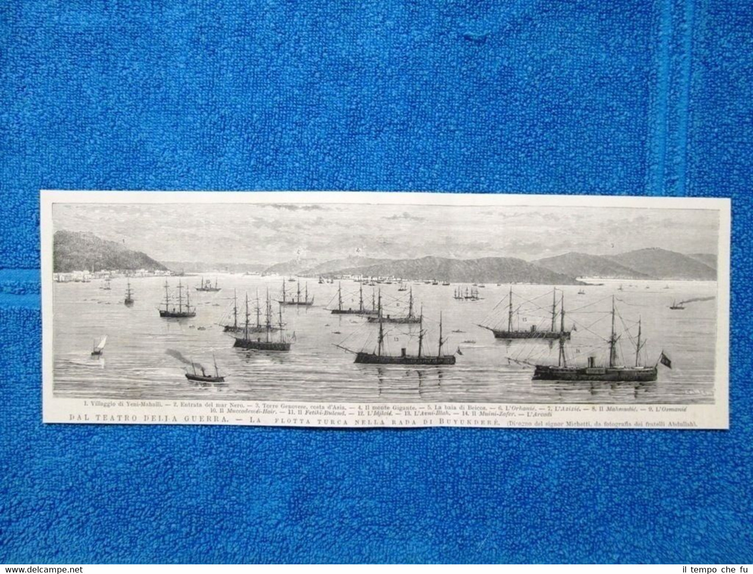 Guerra Russia-Turchia del 1877: La flotta turca nella rada di …