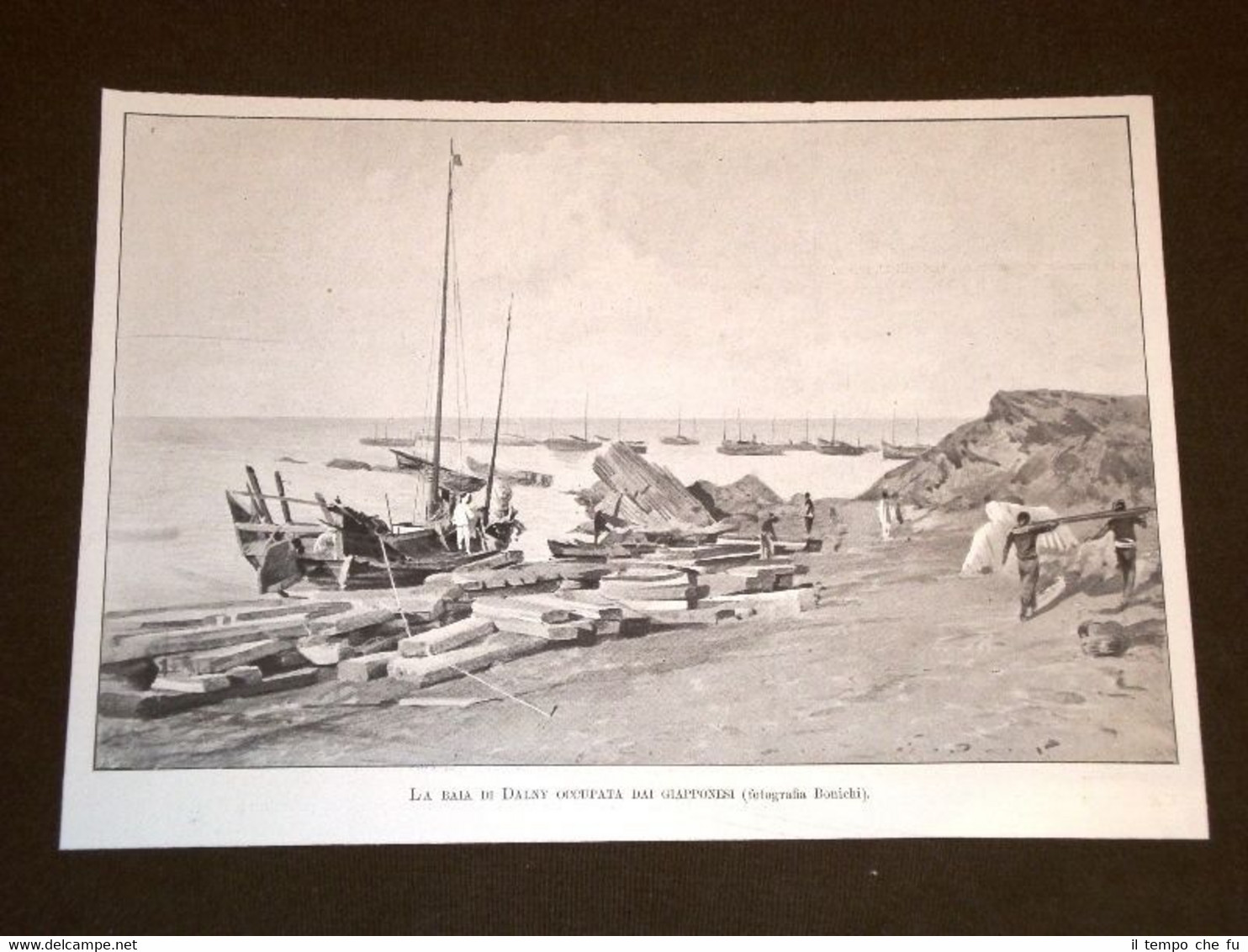 Guerra Russia vs Giappone nel 1904 Base russa di Dalny …