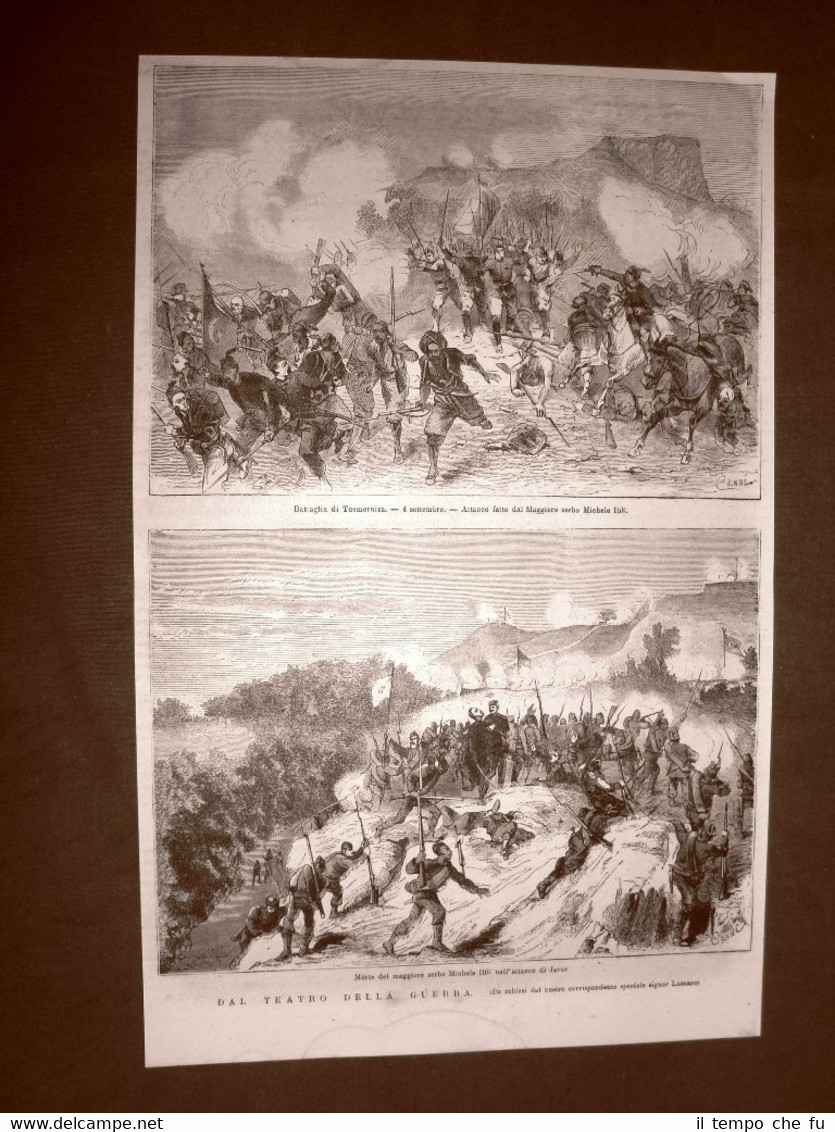 Guerra Serbia vs Turchia nel 1876 Battaglia di Tcemerniza e …