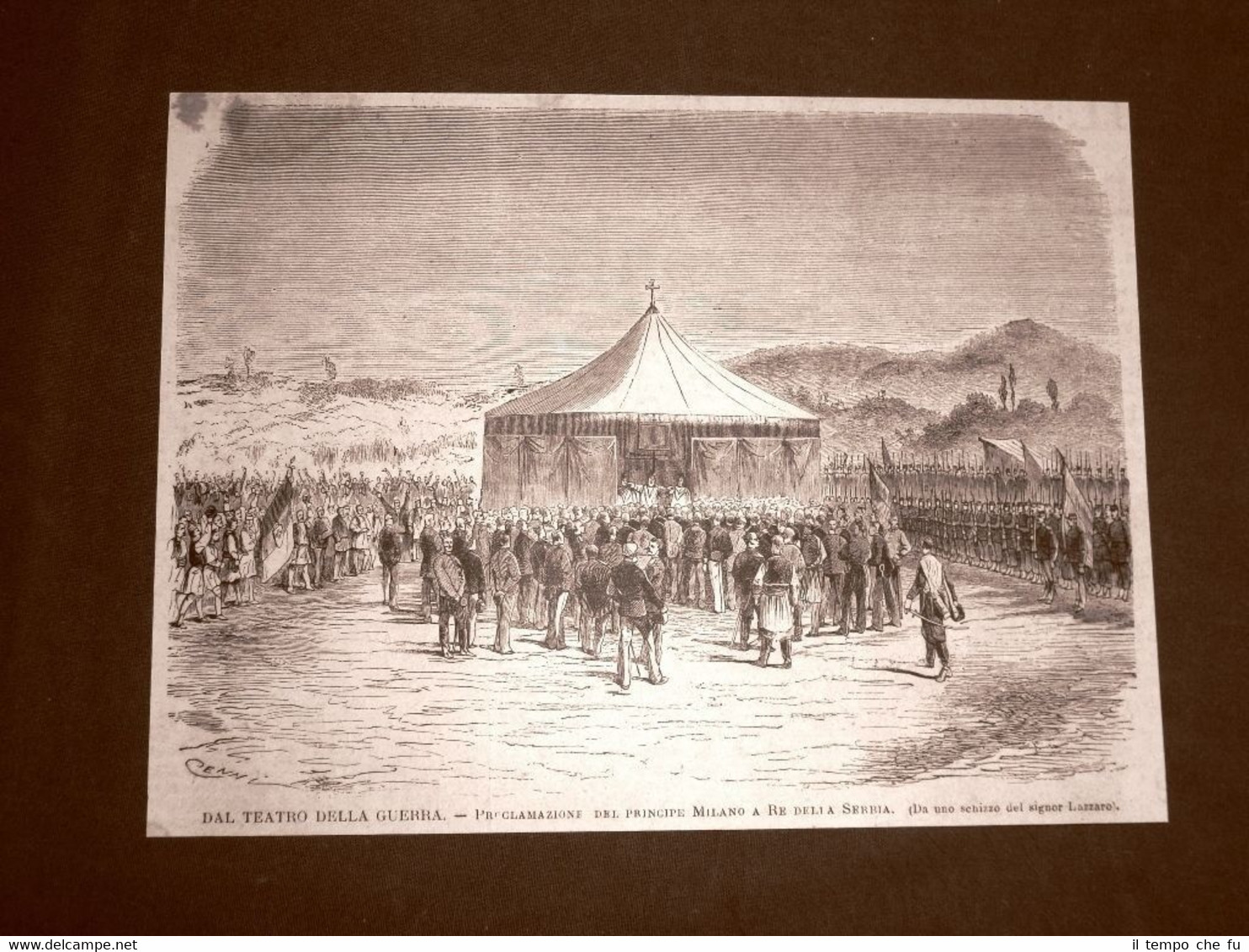 Guerra Serbia vs Turchia nel 1876 Proclamazione Principe Milan a …