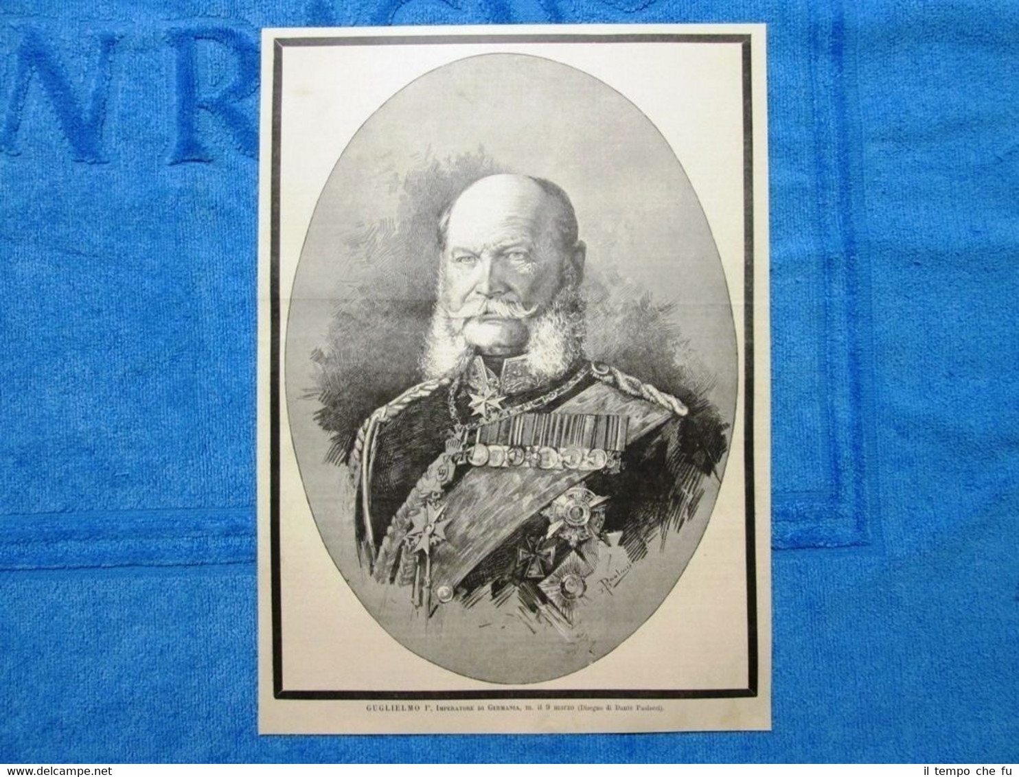 Guglielmo I, imperatore di Germania, morto il 9 marzo 1888