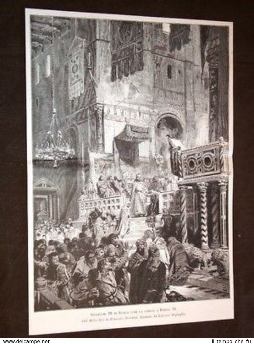 Guglielmo III Sicilia cede Corona a Enrico VI Pogliaghi