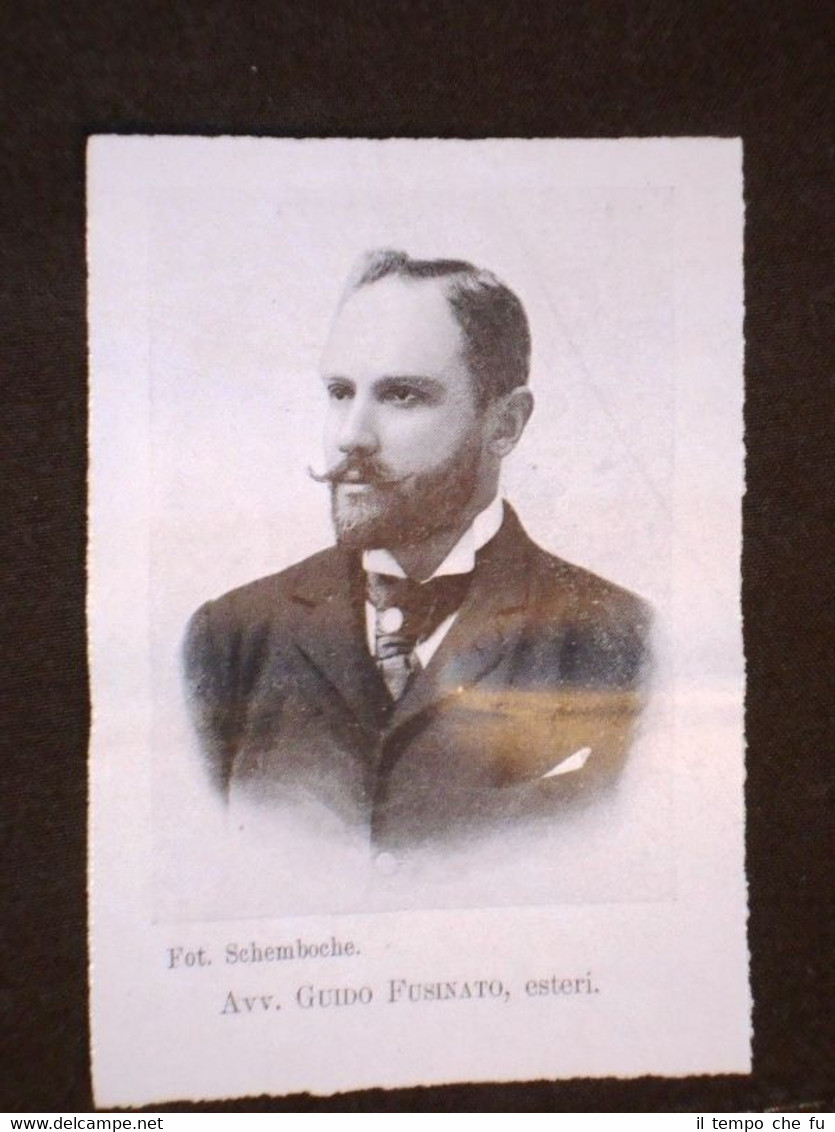 Guido Fusinato di Castelfranco Veneto Ministro degli esteri nel 1903