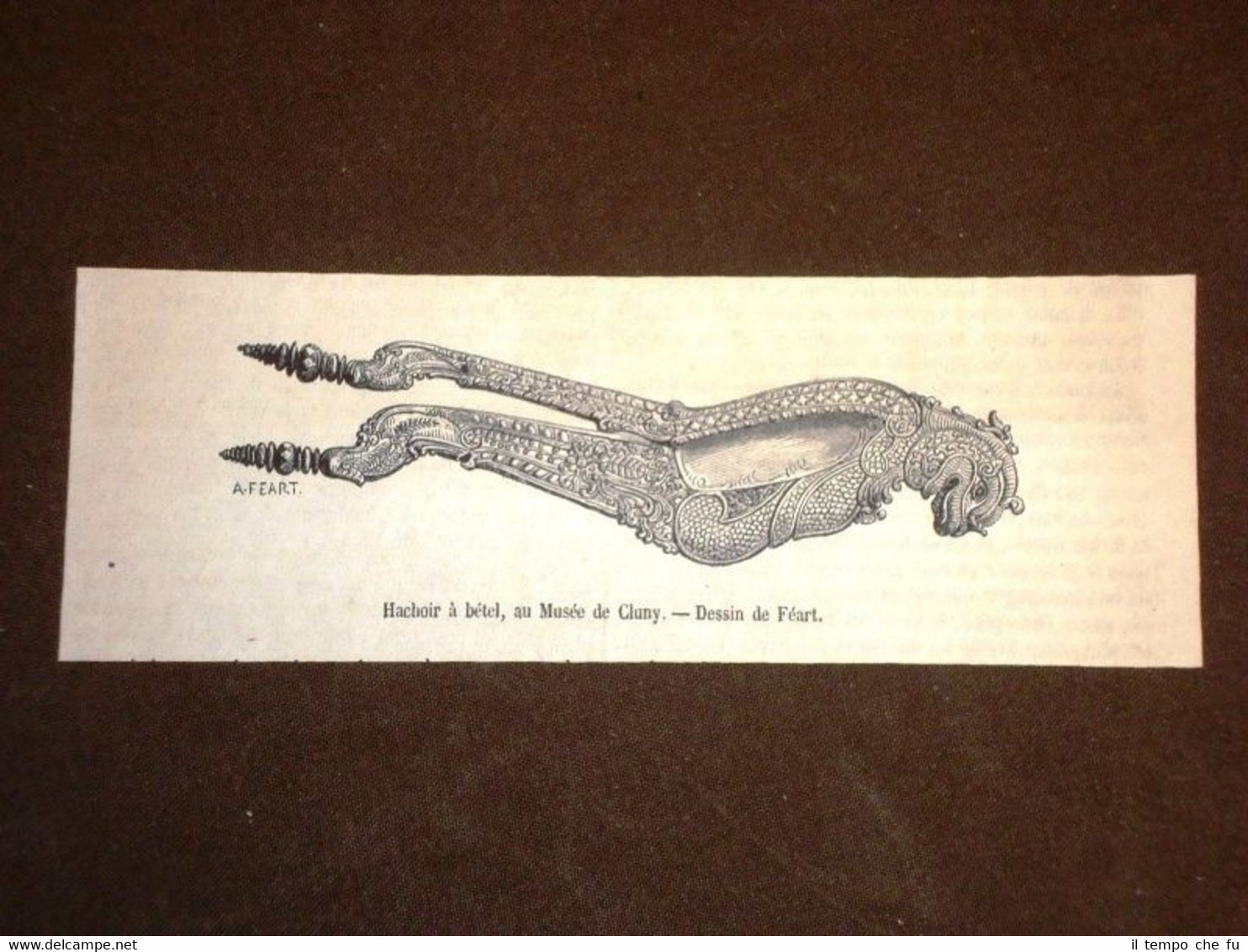 Hachoir à bétel Museo di Cluny