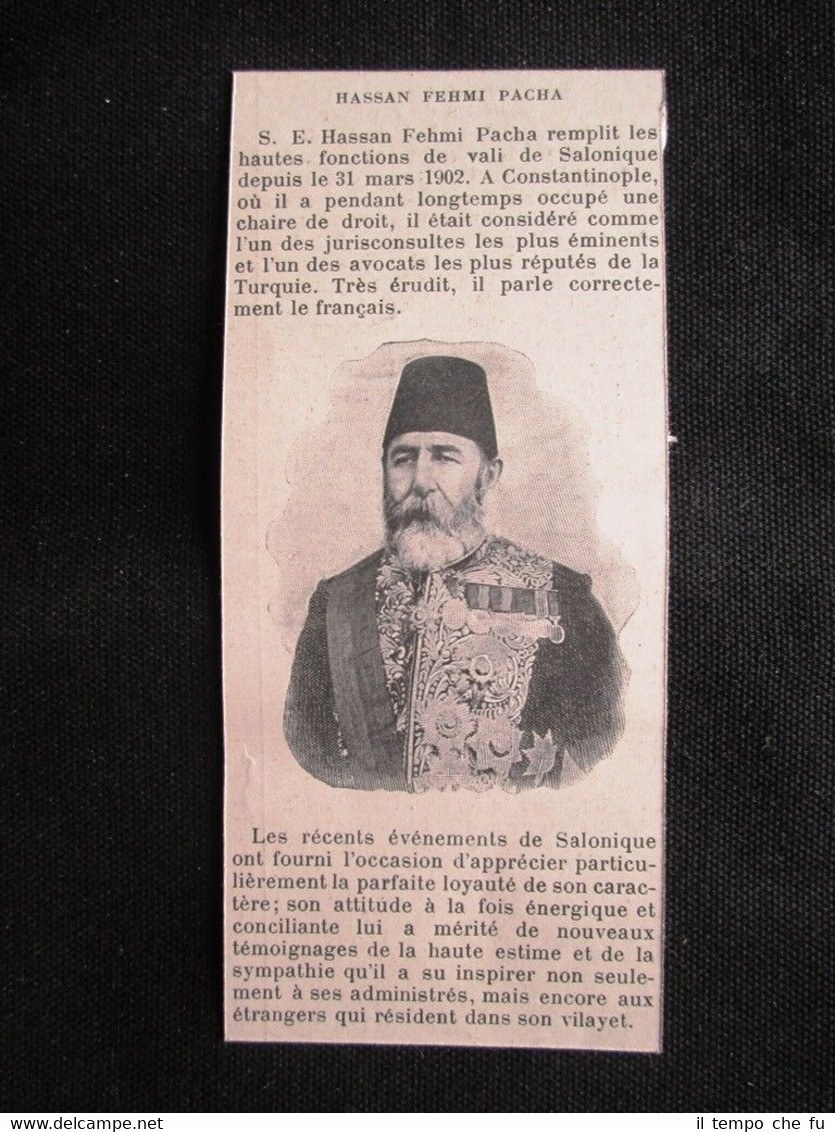 Hassan Fehmi Pacha Stampa del 1903