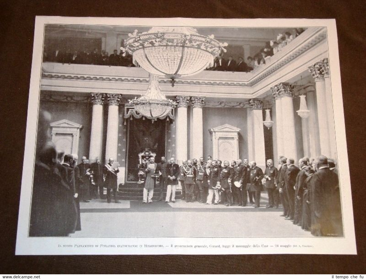 Helsingfors 24 maggio 1907 Il Nuovo Parlamento Governatore Gerard Finlandia