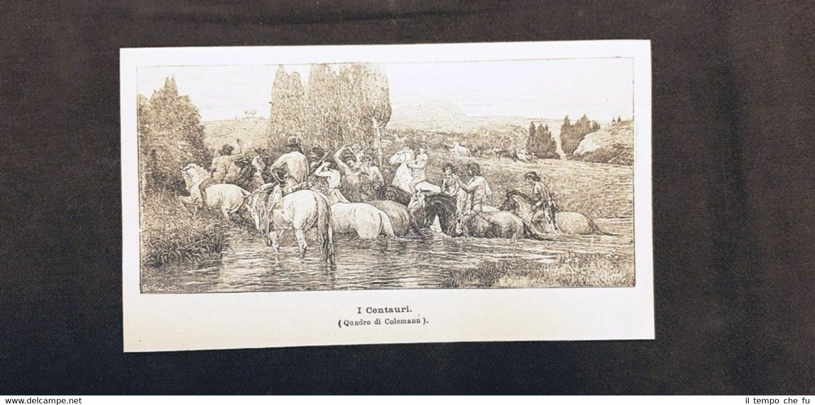 I Centauri Quadro di Colemann Stampa del 1895