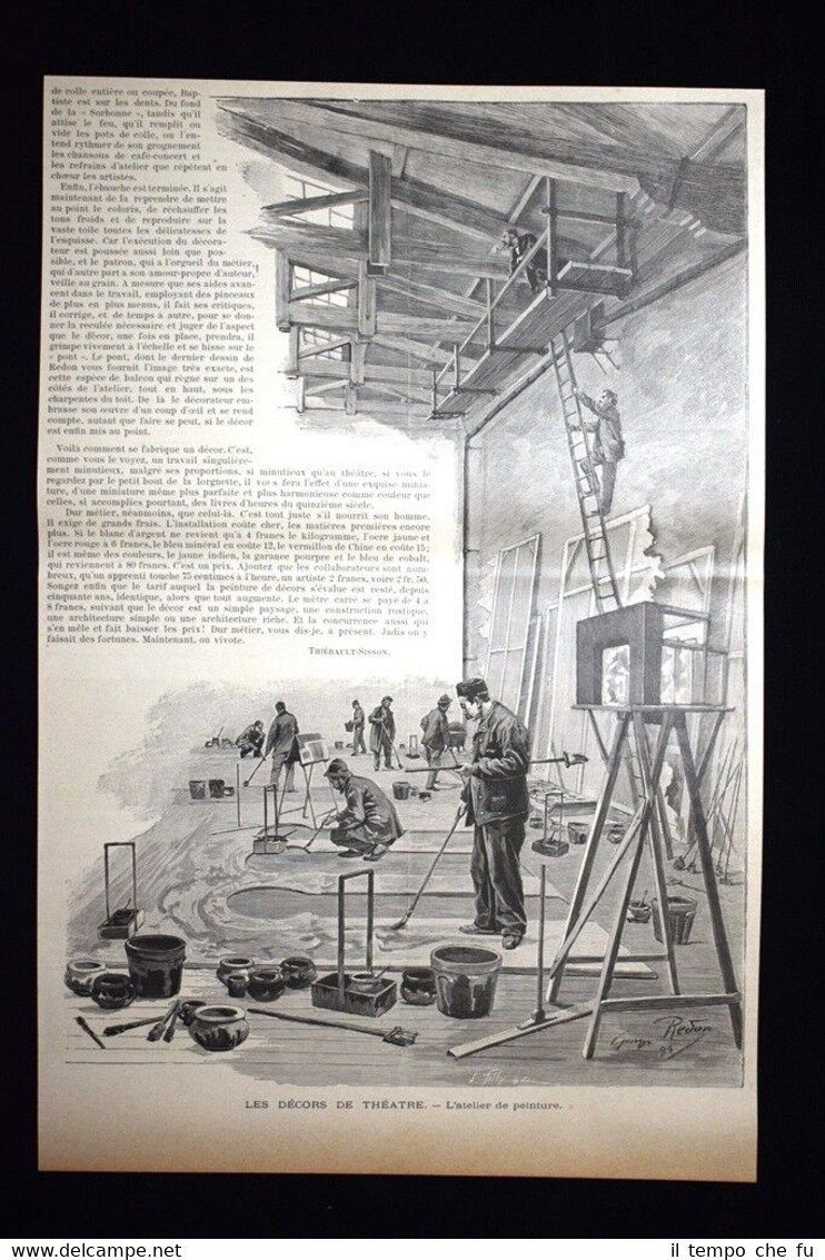 I decori del Teatro - Il laboratorio di pittura Incisione …