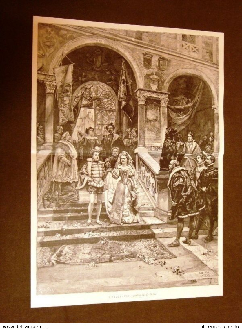 I Fidanzati Quadro di C. Detti