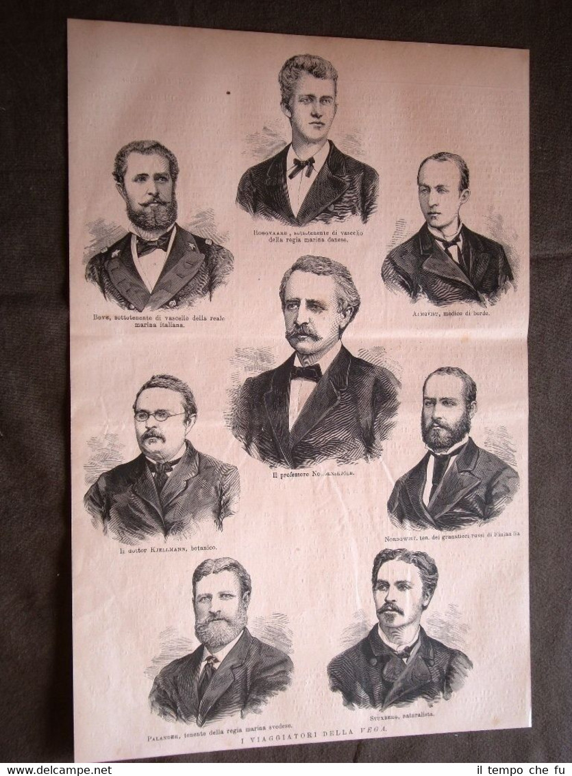 I Viaggiatori della Nave Vega nel 1880