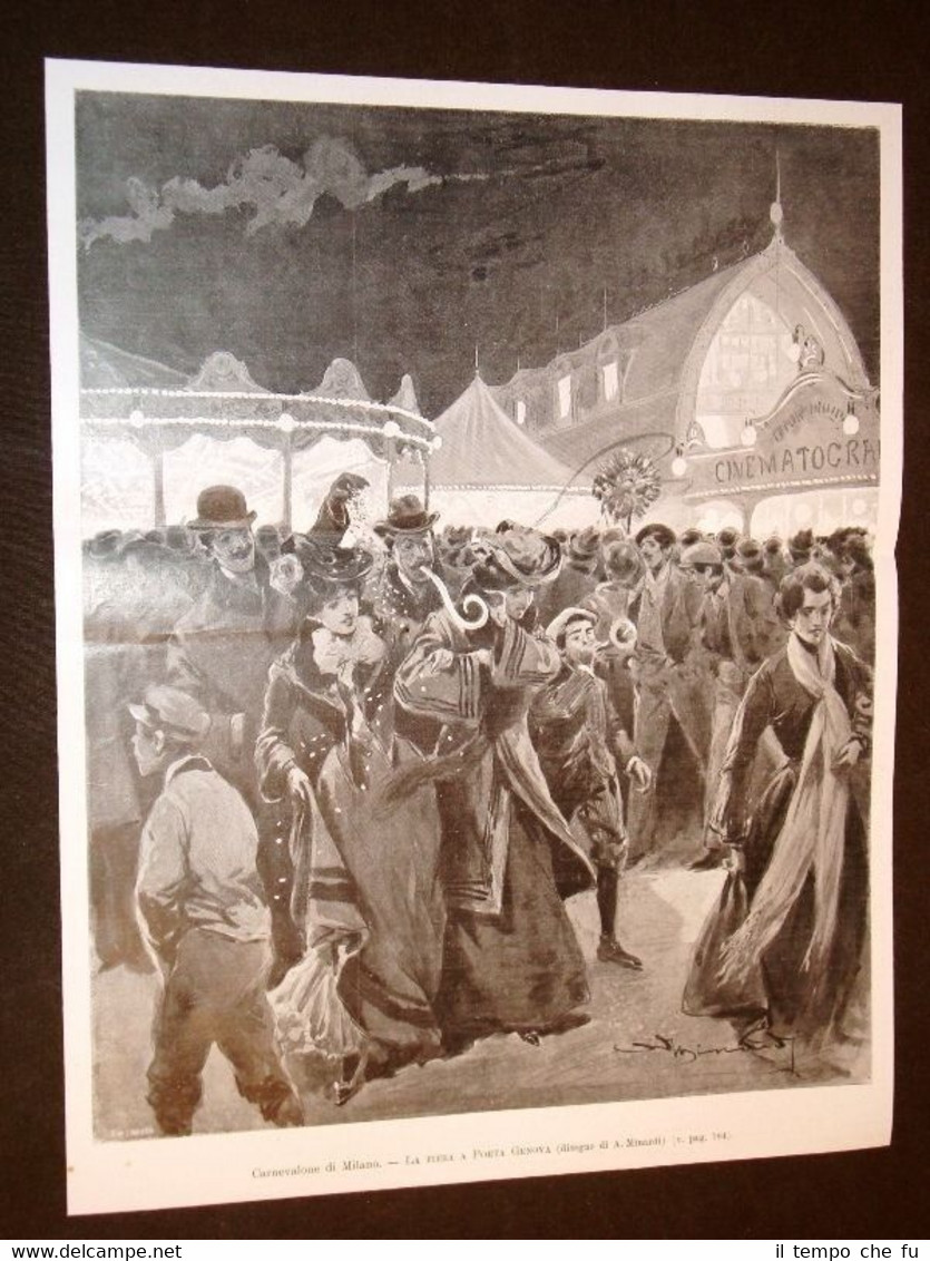 Il Carnevale a Milano nel 1903 Il Carnevalone e la …