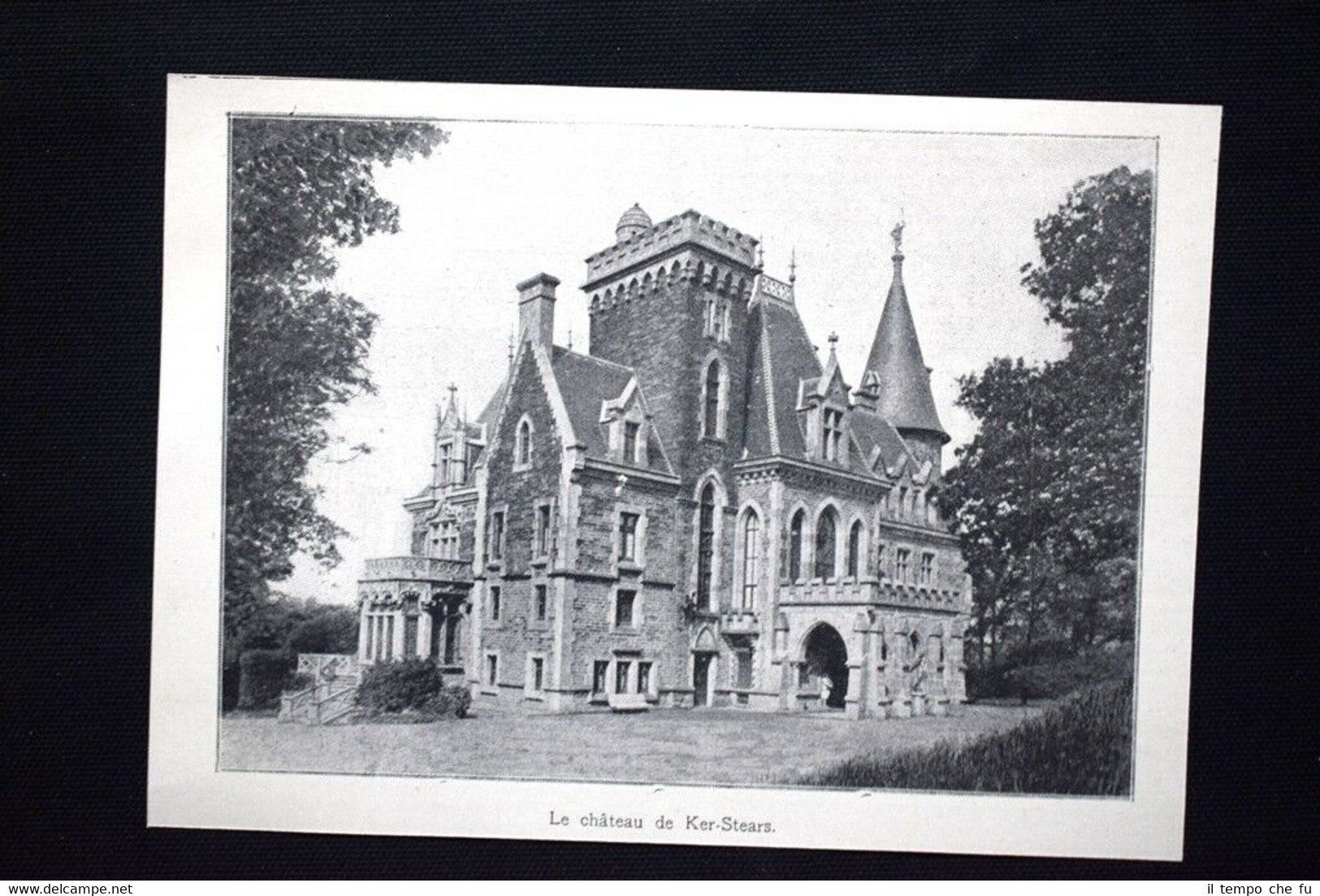 Il castello di Ker-Stears nel 1906 Stampa del 1906