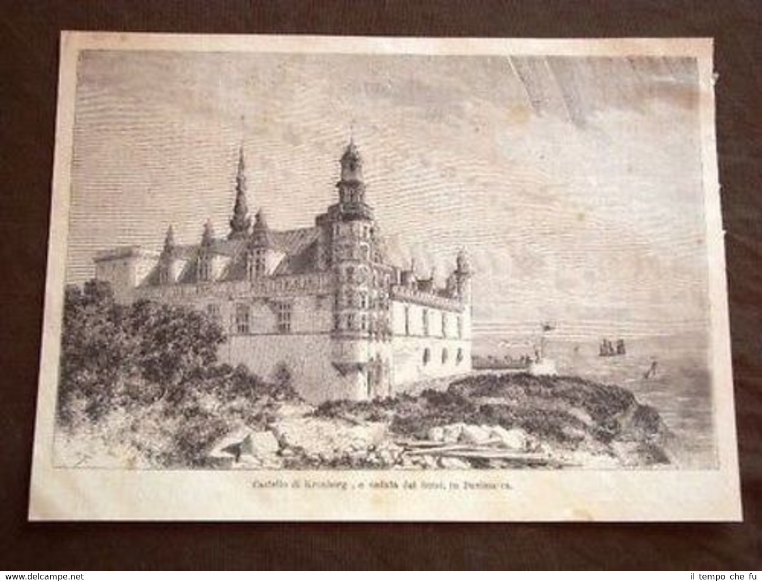 Il Castello di Kronborg Veduta del Sund Danimarca