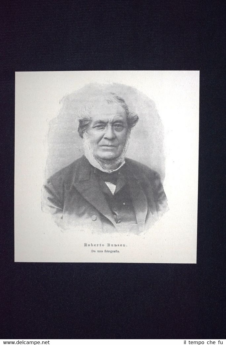 Il chimico e fisico tedesco Robert Bunsen