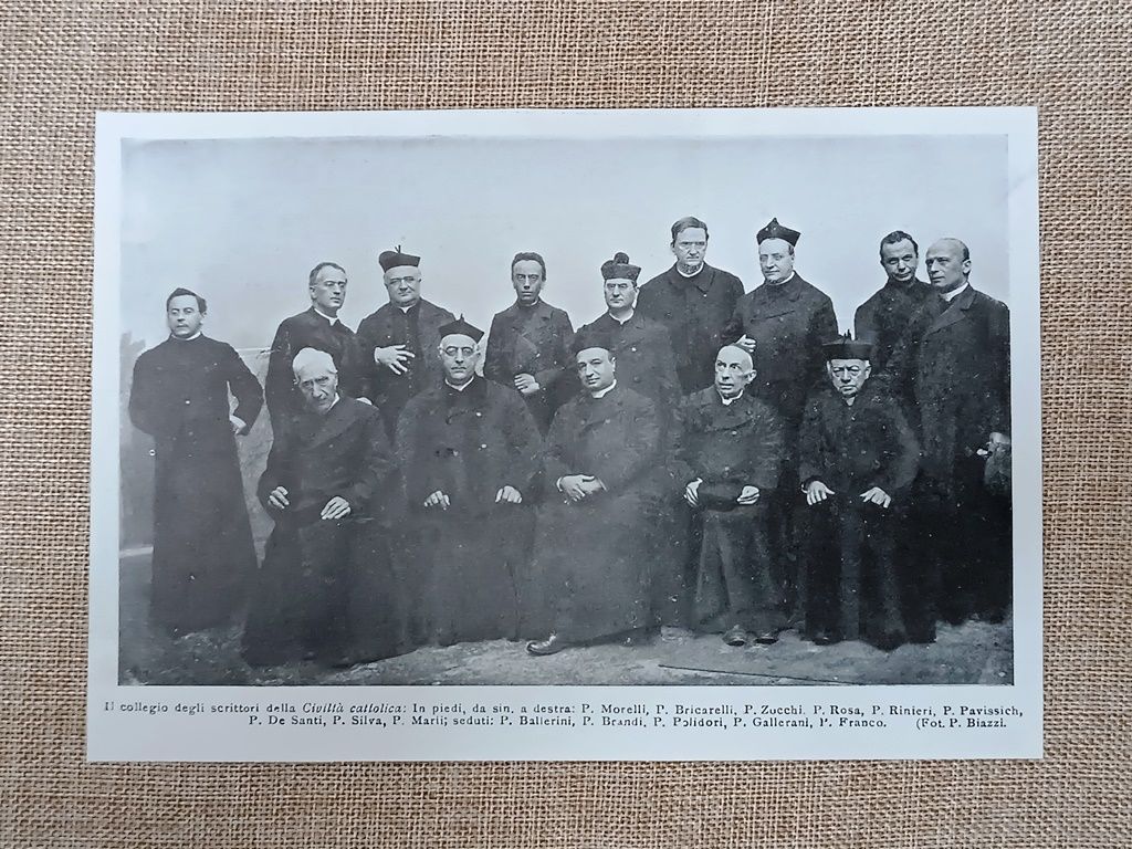Il collegio degli scrittori della Civiltà Cattolica nel 1906